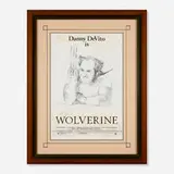 Alex Ross, Untitled (Danny DeVito as Wolverine), graphite on paper with collage