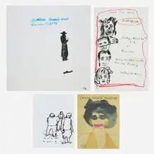 Kathleen Henderson, Art and ephemera, 2008-2016, oil pastel on paper, bound printed paper