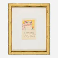 Gary Panter, Nestle Crunch Concept, c. 1972, color pencil and ink on paper