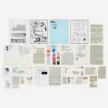 Alex Toth, Art and ephemera, ink on paper, bound printed paper
