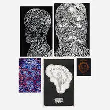 Mat Brinkman, Art and publications, 2008-2019, bound printed paper, ink on paper