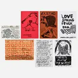Emma Kohlmann, Artist's books and zines, 2013-2015, bound printed paper, ink on found objects