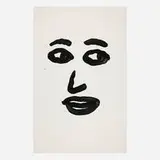 Jason Polan, Untitled (Face)