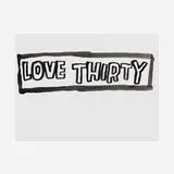 Jason Polan, Untitled (Love Thirty)