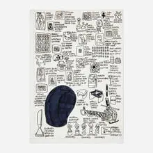 Jason Polan, Every Picture in the Museum of Modern Art drawing and book, 2005, ink on tracing paper, bound paper
