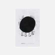 Jason Polan, Untitled (Walking Dot), c. 2013, charcoal on found paper