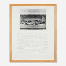 Jason Polan, Untitled (My Brother Isn't in the Picture), gelatin silver print, ink on paper