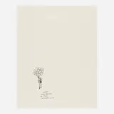 Jason Polan, Woman with Balloons on Canal December 5, 2011