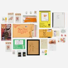 Porous Walker, Books and ephemera, ink on paper, bound printed paper, mixed media ephemera