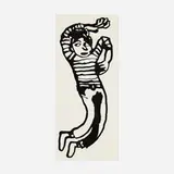 Jason Polan, Untitled (Figure), ink on paper