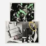 John Baldessari, Life's Balance (With Money), 1989-1990, photogravure with aquatint in colors on Somerset 410 gsm