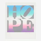 Robert Indiana, Spring (from the Four Seasons of Hope Silver portfolio), 2012, screenprint in colors on Coventry Rag Vellum