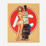 Mel Ramos, A.C. Annie, 1972, lithograph in colors