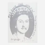 Jamie Reid, God Save the Queen, 1997, screenprint in colors