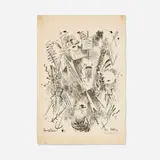 Rudolf Bauer, Bantama (from the New European Graphics, Portfolio III: German Artists), 1921, lithograph on Japan paper