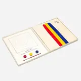 Jasper Johns, Technics and Creativity, 1971, offset lithograph in colors, collage, book, plastic