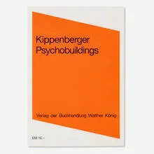 Psychobuildings by Martin Kippenberger, 1992, bound printed paper, sold Apr 2024