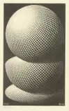 M. C. Escher, Three Spheres I