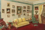 Alexandre Borisovich Serebryakov, Bureau, Watercolor and gouache