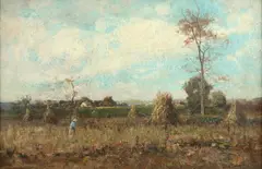 William Lamb Picknell, Brittany Landscape, Oil on canvas