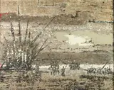 Bernard Quentin, Abstract, Oil on board