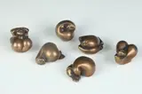 Birgitta Ara, YOGA SERIES: SIX WORKS, each signed and edition of 100, Bronze - Height: approximately 2 in., each