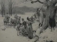Frank Dadd, Ah! Happy Years!, Pen and ink with gouache