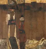 J. Sultan Ali, Watercarriers, Oil on canvas