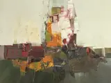 Shanti Dave, Pilgrimage I, Oil on canvas