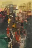 Shanti Dave, Abstract, Oil on canvas