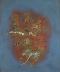 Yayoi Kusama, Abstract, Mixed media on paper