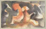 Ben Macala, Abstract Figures, Mixed media