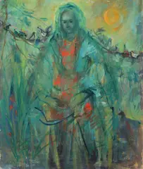Gustave Trois, Figure, FIGURE, oil on canvas