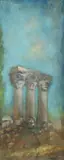 Gustave Trois, Ruins, Oil on canvas