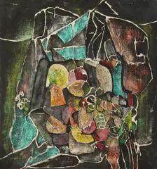Gustave Trois, Abstract, ABSTRACT, oil on canvas