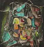 Gustave Trois, Abstract, ABSTRACT, oil on canvas