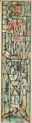 Gustave Trois, The Wiseman-Window Cathedral, Oil on board
