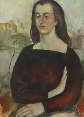 Gustave Trois, Late Morning Portrait, OIl on canvas