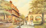 Nadoleon, Cafe du Munde, Oil on canvas