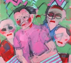 Stewart Schmalvach, Kindest Cut, Oil on canvas