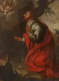 Religious Scene by Continental School, Oil on copper, sold Feb 2014