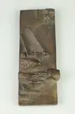 Martín Blaszko, Untitled, ABSTRACT, patinated bronze plaque