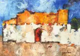 Una Casa de Medina Sidonia by Giuseppe Gambino, Oil on canvas, offered Feb 2014