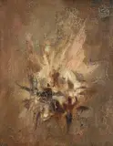 Federico Etxebarria Uribe, Formas 5, Oil on canvas