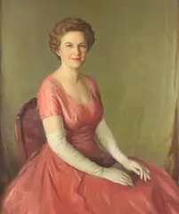 Bjorn Egeli, Portrait of Dorothy Betts Marvin, Oil on canvas