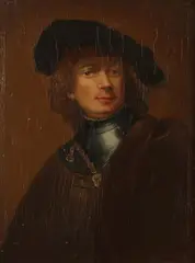 E. Bianchini, Copy of Rembrandt Self-Portrait, Oil on canvas