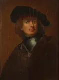 E. Bianchini, Copy of Rembrandt Self-Portrait, Oil on canvas
