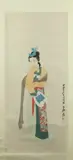 Chang Ta-chien, Court Lady, Ink and color on paper scroll