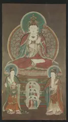 Anonymous, Budhisattva, Ink and color on silk