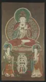 Anonymous, Budhisattva, Ink and color on silk